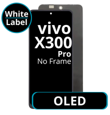 LCD OLED No Frame For Vivo X300 Pro - White Box
