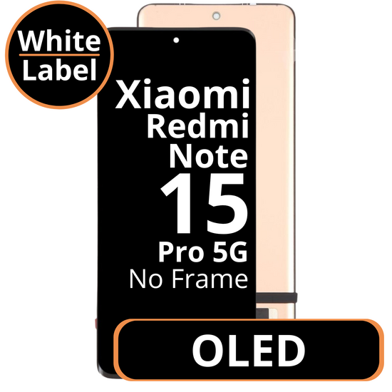 LCD OLED No Frame For Xiaomi Redmi Note 15 Pro 5G - White Box