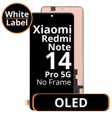 LCD Oled No Frame For Xiaomi Note 14 Pro 5G -  White Box