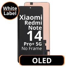 LCD Oled No Frame For Xiaomi Note 14 Pro + 5G -  White Box