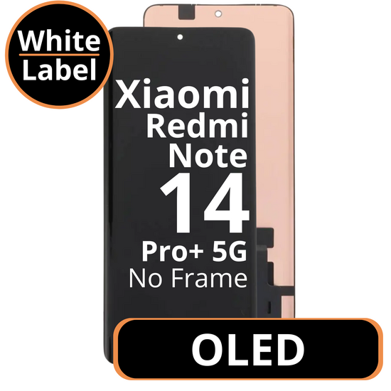 LCD Oled No Frame For Xiaomi Note 14 Pro + 5G -  White Box
