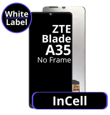 LCD InCell No Frame For ZTE Blade A35 / A55 - White Box