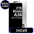 LCD InCell No Frame For ZTE Blade A36 / A56 - White Box