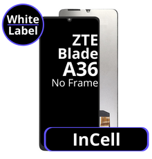 LCD InCell No Frame For ZTE Blade A36 / A56 - White Box