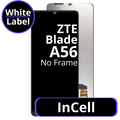LCD InCell No Frame For ZTE Blade A56 - White Box