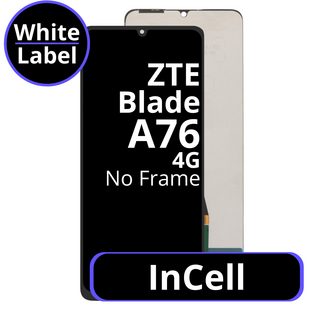 LCD InCell No Frame For ZTE Blade A76 4G - White Box