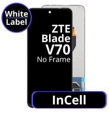 LCD InCell No Frame For ZTE Blade V70- White Box