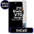 LCD InCell No Frame For ZTE Blade V70 Design - White Box
