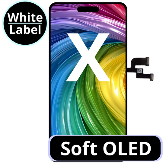 LCD Soft Oled For IPhone X White Box