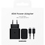 Samsung Chargeur secteur 45 W avec câble USB-C EP-T4511XBEGEU et pack de service