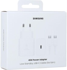 Power Adapter 45Watt Charger With USB-C Cable EP-T4511XWEGEU Service Pack
