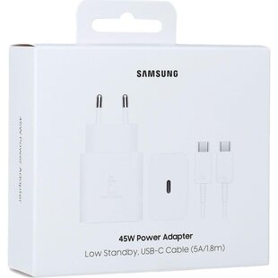 Power Adapter 45Watt Charger With USB-C Cable EP-T4511XWEGEU Service Pack