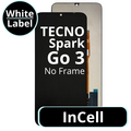 LCD InCell No Frame For Tecno Spark Go 3 - White Box