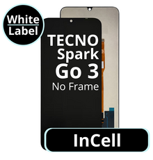 LCD InCell No Frame For Tecno Spark Go 3 - White Box