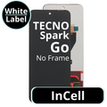 LCD InCell No Frame For Tecno Spark Go - White Box