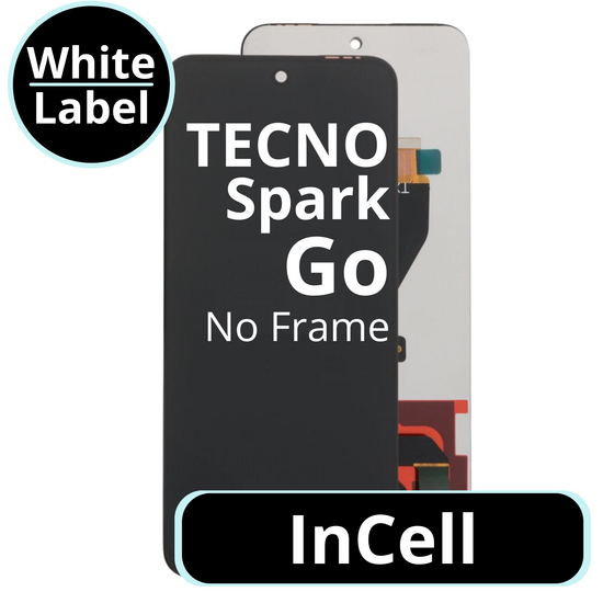 LCD InCell No Frame For Tecno Spark Go - White Box