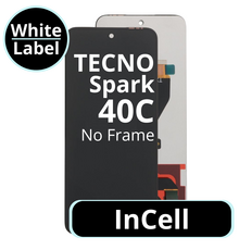 LCD InCell No Frame For Tecno Spark 40C - White Box