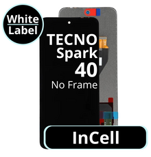 LCD InCell No Frame For Tecno Spark 40 - White Box