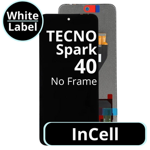 LCD InCell No Frame For Tecno Spark 40 - White Box
