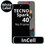 LCD InCell No Frame For Tecno Spark 40 - White Box