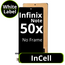 LCD InCell No Frame For Infinix Note 50X - White Box