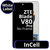 LCD InCell No Frame For ZTE Blade V80 Pro - White Box