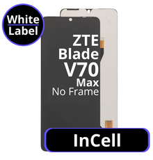 LCD InCell No Frame For ZTE Blade V70 Max - White Box