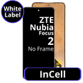LCD InCell No Frame For ZTE Nubia Focus 2 - White Box
