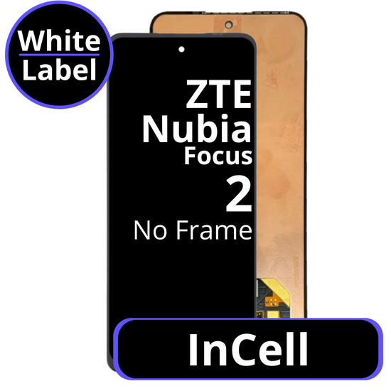 LCD InCell No Frame For ZTE Nubia Focus 2 - White Box