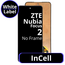 LCD InCell No Frame For ZTE Nubia Focus 2 - White Box
