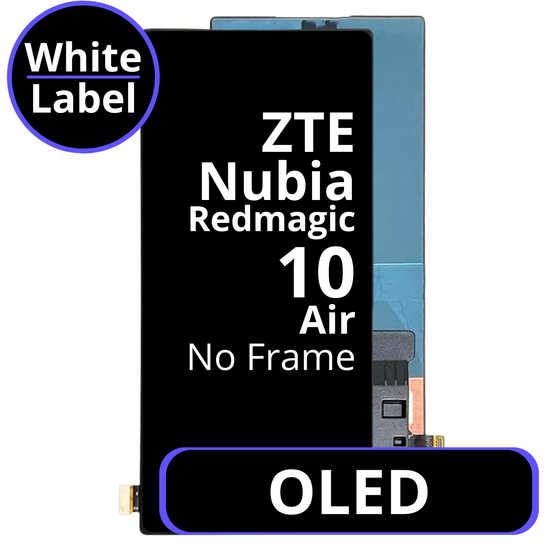LCD OLED No Frame For ZTE Nubia Redmagic 10 Air - White Box