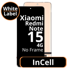 LCD InCell No Frame For Xiaomi Redmi Note 15 4G - White Box