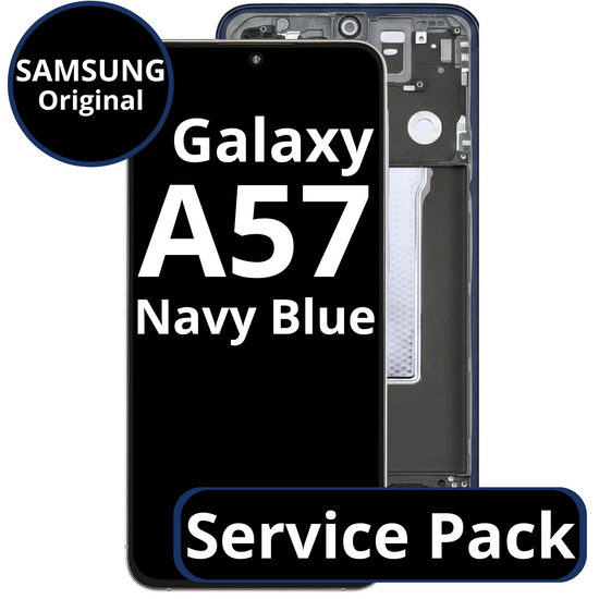LCD Samsung Galaxy A57 GH82-39285B A567 With Frame Navy Blue Service Pack Box