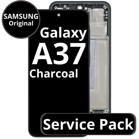 LCD Samsung Galaxy A37 GH82-39232A A376 With Frame Charcoal Black Service Pack Box