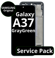 LCD Samsung Galaxy A37 GH82-39232B A376 With Frame GrayGreen Service Pack Box