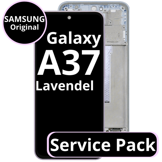 LCD Samsung Galaxy A37 GH82-39232D A376 With Frame Lavendel Service Pack Box