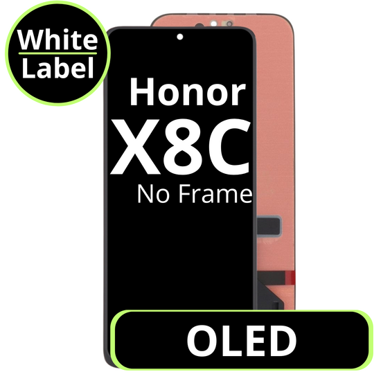 LCD OLED No Frame For Honor X8C - White Box