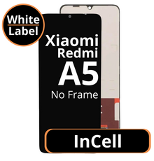 LCD InCell No Frame For Xiaomi Redmi A5 (Short Flex) White Box