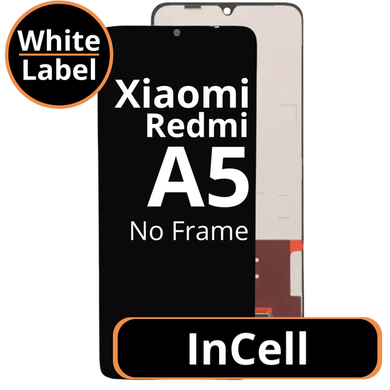 LCD InCell No Frame For Xiaomi Redmi A5 (Short Flex) White Box