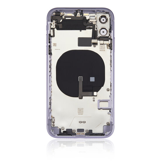 Back Housing with Simtray / Charging port & Small Parts For IPhone 11 Purple - MT Tech