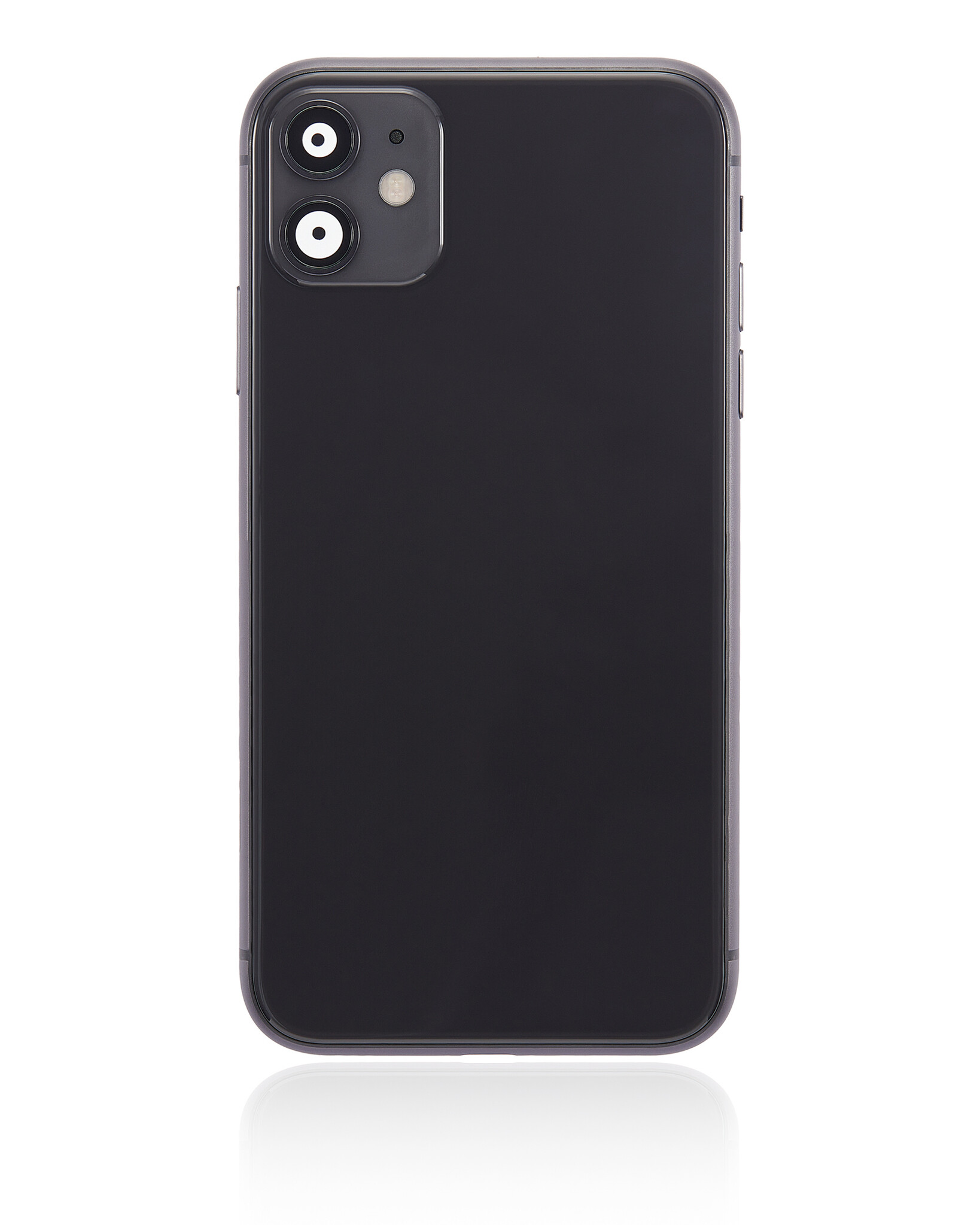 Back Housing with Simtray / Charging port & Small Parts For IPhone 11 Black - MT Tech, foto 2 van 4