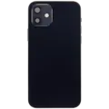 Back Housing with Simtray / Charging port & Small Parts For IPhone 12 Black - MT Tech