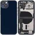 Back Housing with Simtray / Charging port & Small Parts For IPhone 13 Black / Midnight - MT Tech