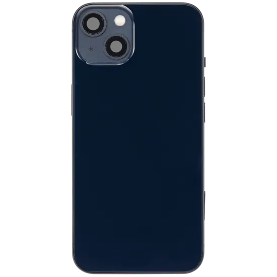 Back Housing with Simtray / Charging port & Small Parts For IPhone 13 Black / Midnight - MT Tech