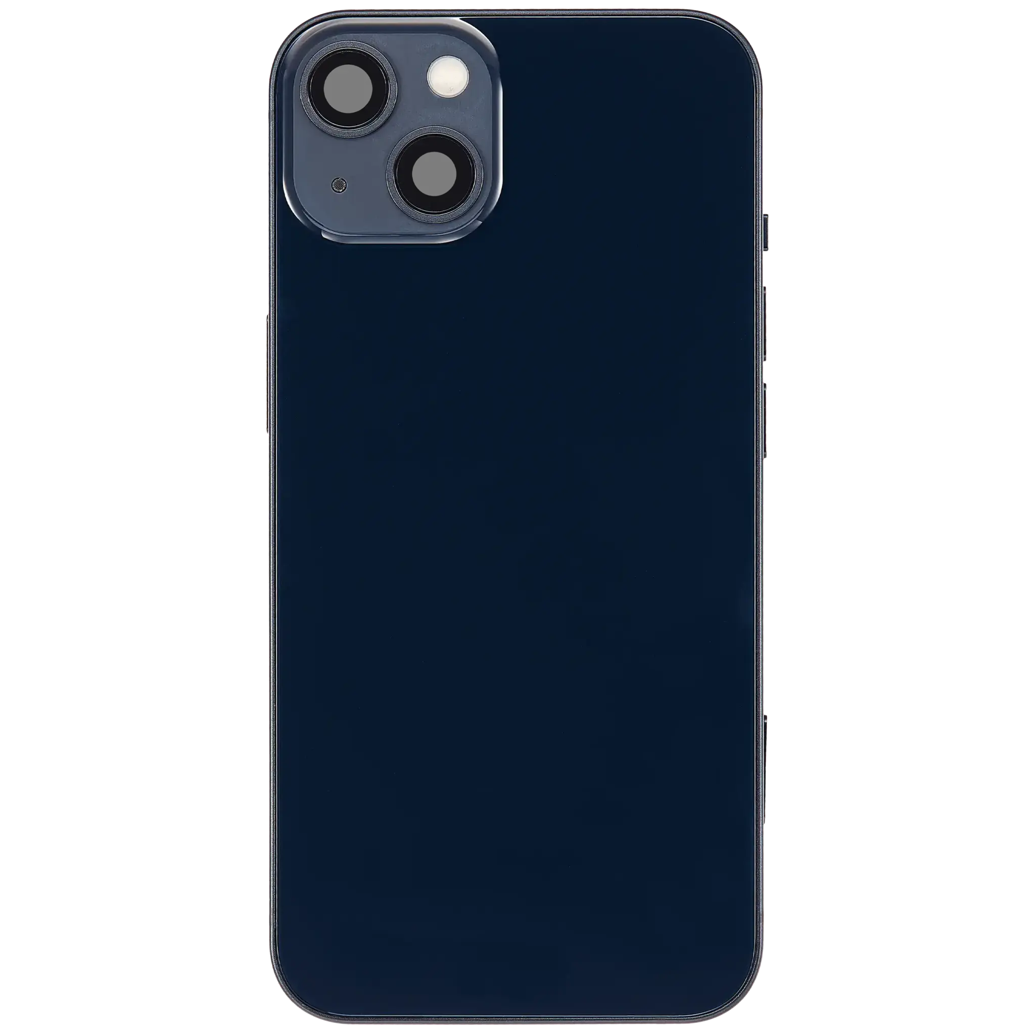 Back Housing with Simtray / Charging port & Small Parts For IPhone 13 Black / Midnight - MT Tech, foto 2 van 4