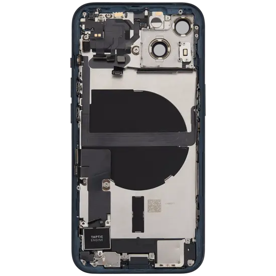 Back Housing with Simtray / Charging port & Small Parts For IPhone 13 Black / Midnight - MT Tech