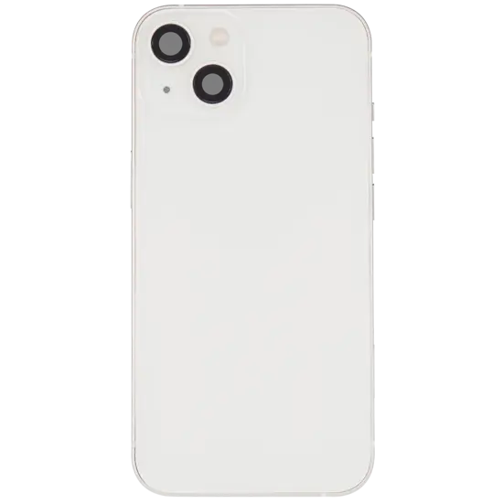 Back Housing with Simtray / Charging port & Small Parts For IPhone 13 White / Starlight - MT Tech