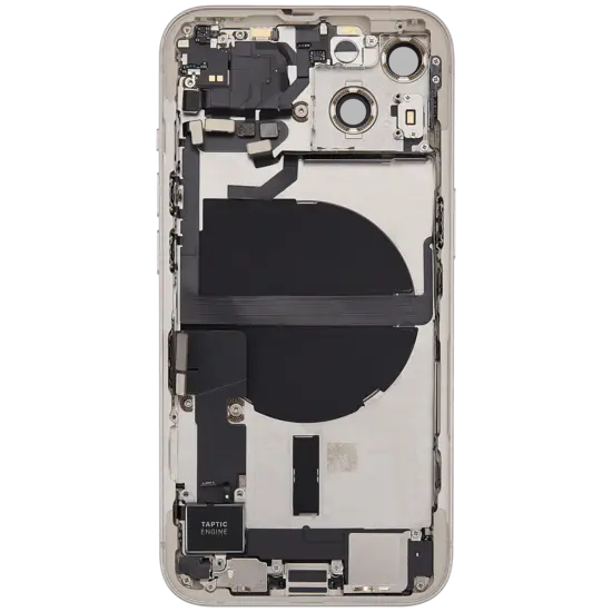 Back Housing with Simtray / Charging port & Small Parts For IPhone 13 White / Starlight - MT Tech