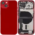 Back Housing with Simtray / Charging port & Small Parts For IPhone 13 Red - MT Tech