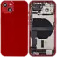 Back Housing with Simtray / Charging port & Small Parts For IPhone 13 Red - MT Tech